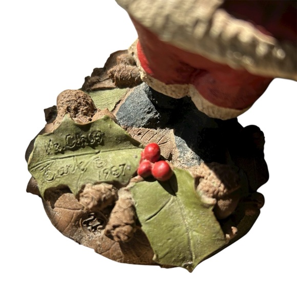 Vintage Tom Clark Cairn Studio USA Mr. Claus Gnome Sculpture 1987 RARE - Picture 5 of 5